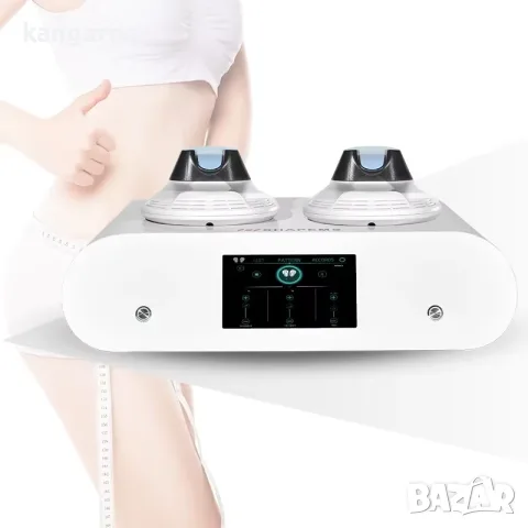 AresPro HIEMT / EMS Уред с 2 Дръжки за Мускулна Стимулация и Изгаряне на Мазнини (6500W, 15 Tesla)