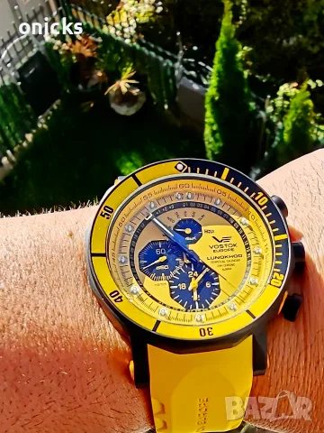 Vostok-Europe Lunokhod 2 Grand Chrono Tritium Tube