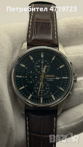Seiko Chronograph SNAF09P1, снимка 2 - Мъжки - 56722310