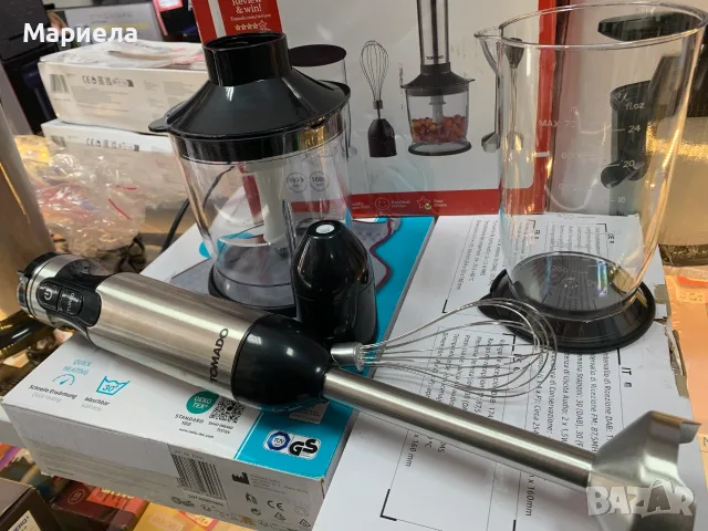 Пасатор 3/1 с чопър е бъркалка / 1000W / С дефект, снимка 7 - Чопъри и пасатори - 56724353