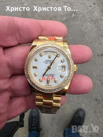 Дамски луксозен механичен часовник Rolex Day-date 36 mm