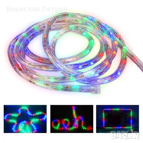 Светещ LED маркуч за коледна украса, снимка 2 - Декорация за дома - 56558004