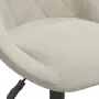 vidaXL Бар табуретка, кремава, кадифе, снимка 6