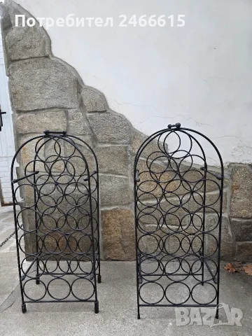 Метална стойка за вино