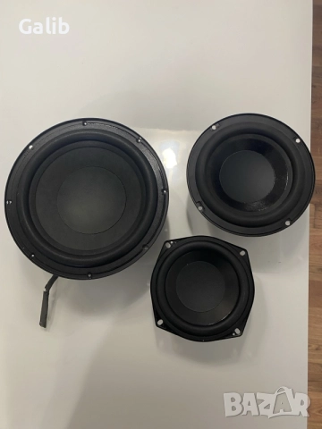 Басови тонколони от Subwoofer 20, 16, 13 см