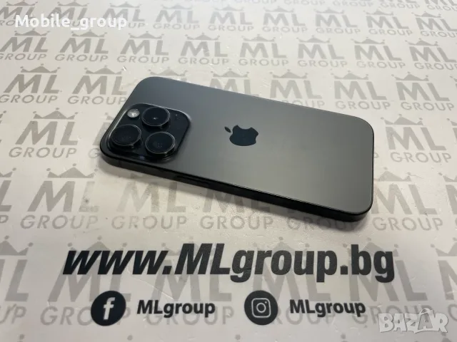 #MLgroup предлага iPhone 15 Pro 128GB Black 89%, втора употреба.