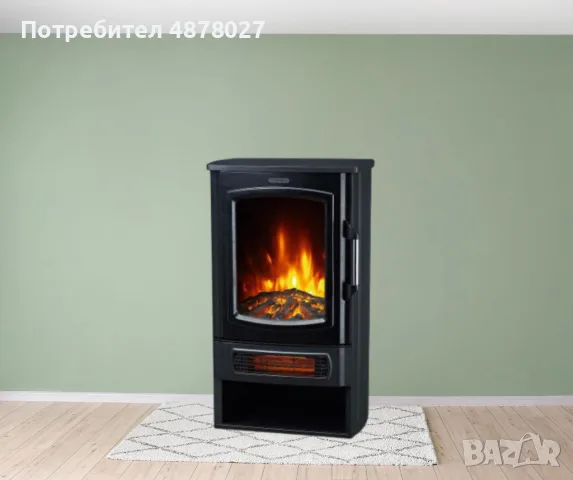 Електрическа камина, 2000W, снимка 2 - Отоплителни печки - 56629645