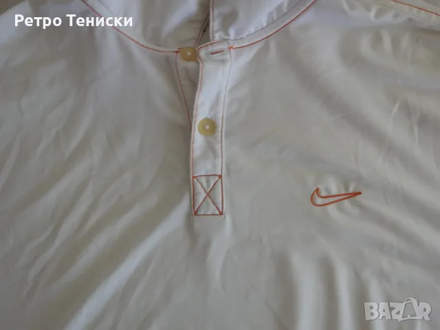 Поло тениска Nike — Мъже размер M Бяло, снимка 3 - Тениски - 56319445