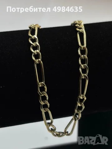 Нова златна гривна плетка Cartier, снимка 5 - Гривни - 56612209