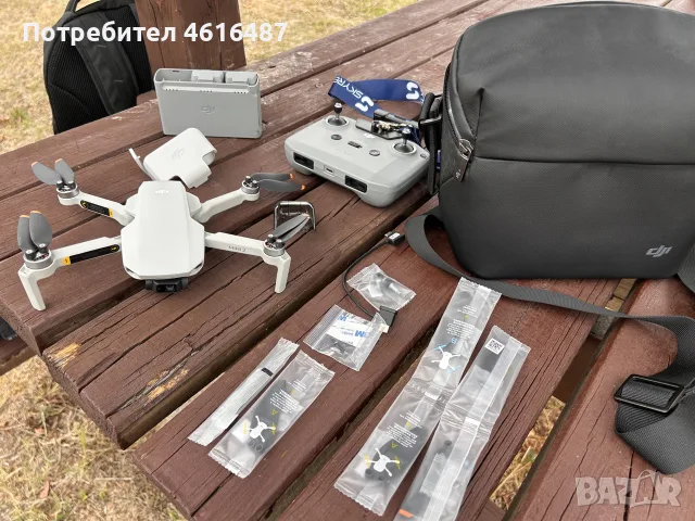 DJI Mini 2 + 2 батерии + контролер + SanDisk 128GB – като нов