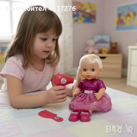 Кукла със звуци и аксесоари, снимка 4 - Кукли - 56717693