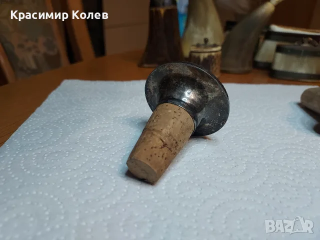 Ретро сребърни 835 тапи за шишета , снимка 5 - Антикварни и старинни предмети - 56628879