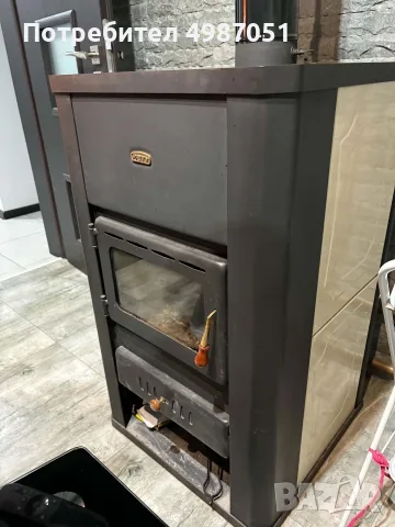 Камина с водна риза Prity 18kW, снимка 2 - Отоплителни печки - 56686900