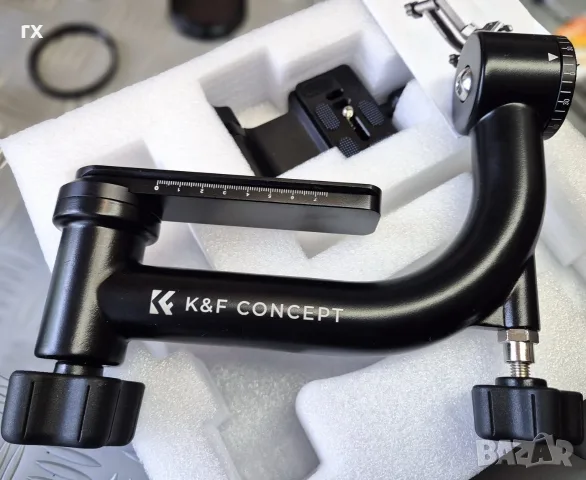 360° глава за статив K&F Concept Pro тип люлка, снимка 4 - Чанти, стативи, аксесоари - 56732494