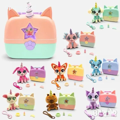 Плюшено животинче изненада в куфарче с аксесоари Unidorables Snuggles - различни модели