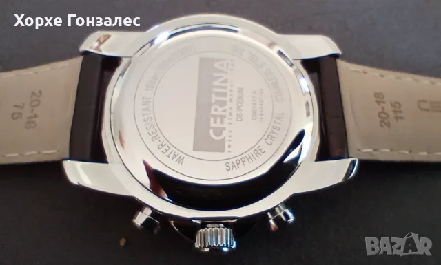 Certina DS Podium Chronograph, 40мм, снимка 11 - Мъжки - 56719120
