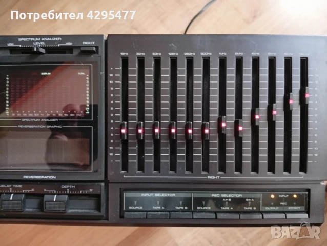 Stereo Graphic Equalizer GE-1100/spectrum analyzer, снимка 4 - Еквалайзери - 56716668