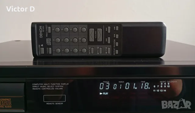 DENON DCD-820-CD-Player с дистанционно, снимка 2 - MP3 и MP4 плеъри - 56612921