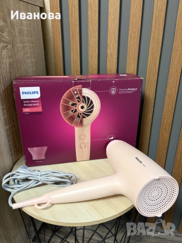 Сешоар Philips 3000 розов, снимка 3 - Сешоари - 56735277