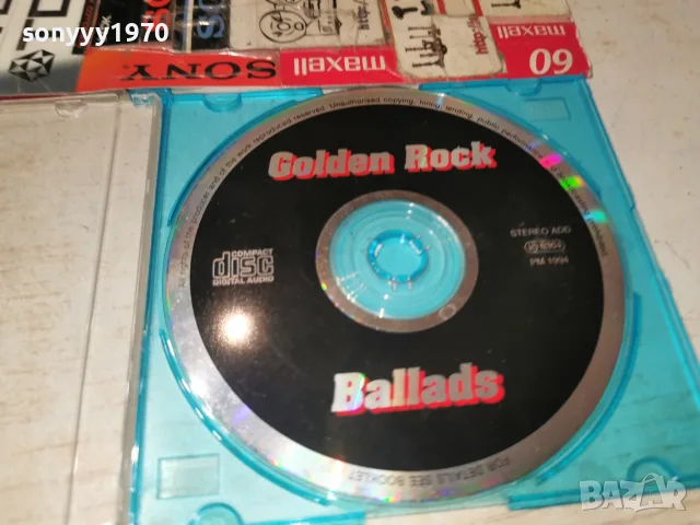 GOLDEN ROCK BALLADS CD 2610261845H2E8R, снимка 8 - CD дискове - 56660805