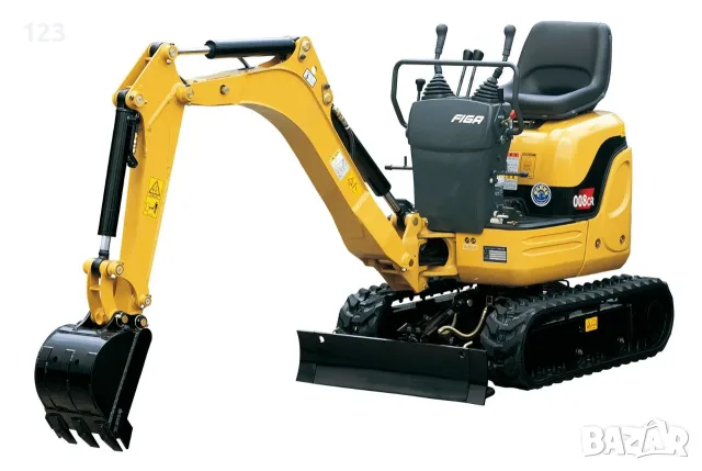 Мини Багер Cat 008CR  РАЗШИРЯЕМИ ВЕРИГИ