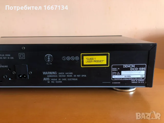 DENON DCD-595 compact disc player, снимка 7 - MP3 и MP4 плеъри - 56643123