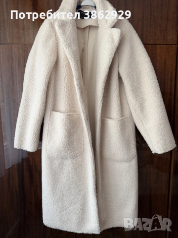 Teddy coat - пухкаво палто, снимка 3 - Палта, манта - 56563496