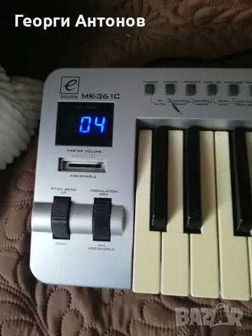 Миди Клавиатура M-Audio Evolutiom MK361C, снимка 2 - Пиана - 56583326