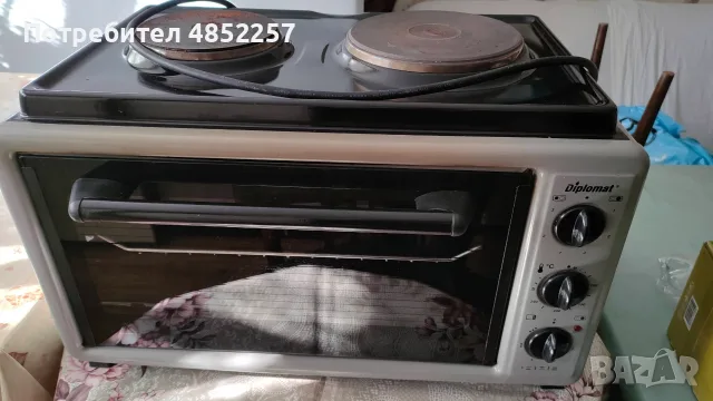 Готварска Печка Diplomat LK-3560 - работеща, с 2 тави и скара