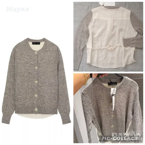 Zara комбинирана жилетка размер С 