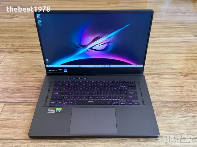 165Hz Asus Rog Zephyrus G15`Ryzen 9 5900HS RTX 3070 24GB RAM 512GB SSD QHD