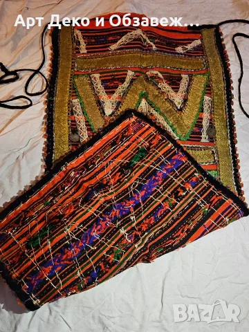 Сърмена престилка от Царско време, снимка 7 - Антикварни и старинни предмети - 56742567