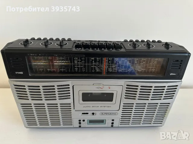 Supersonic 441LCD Switzerland , снимка 2 - Радиокасетофони, транзистори - 56645306