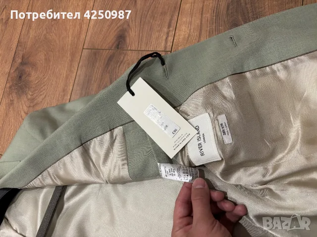 Мъжки костюм River Island, снимка 5 - Костюми - 56556244
