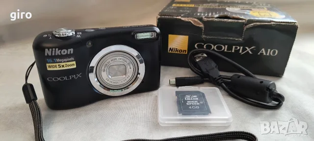 Фотоапарат  Nikon Coolpix A 10, снимка 2 - Фотоапарати - 56566264