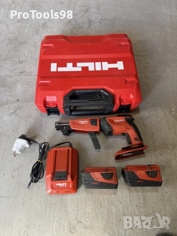 Hilti SD 5000-A22 + SMD 57 винтоверт за гипсокартон, снимка 3 - Винтоверти - 56580175