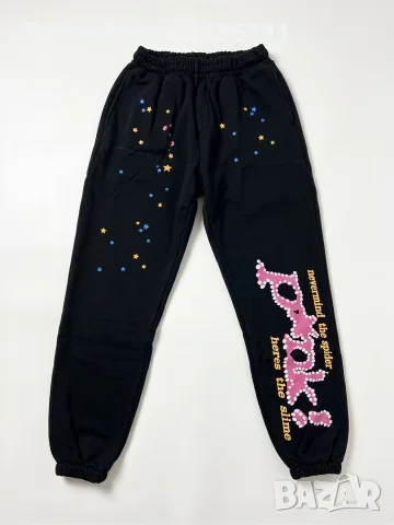 Sp5der pink tracksuit размер м, снимка 2 - Панталони - 56584396