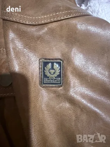 Мъжко кожено яке Belstaff, снимка 5 - Якета - 56632615