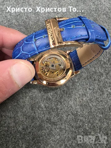Мъжки луксозен часовник  Corum, снимка 7 - Мъжки - 56682380