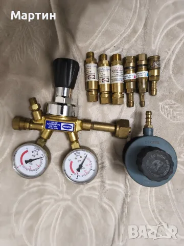 Професионален комплект за заваряване/рязане – Редуцир-вентил Harris Oxygen, SRG LPG и предпазни кл.