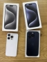 Бартер iPhone 15 pro 128gb  white 100% 0 cycle, снимка 1