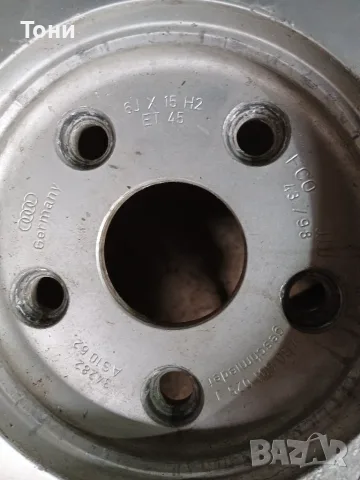 Djanti za audi 5x112 R15, снимка 4 - Гуми и джанти - 56550270