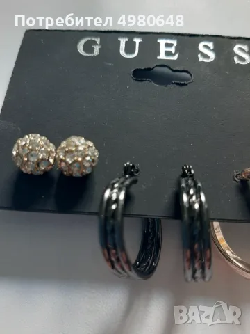 Нови GUESS Обеци- 3 броя, снимка 2 - Обеци - 56616699