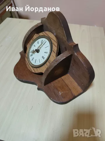 Ретро дървен часовник, снимка 4 - Стенни часовници - 56739268