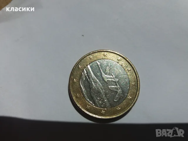 Монета от 1 евро Франция 1999г. , снимка 4 - Нумизматика и бонистика - 56719472