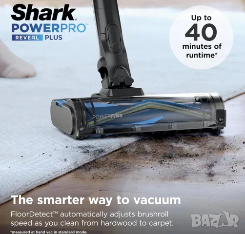 Безжична прахосмукачка Shark PowerPro, снимка 2 - Прахосмукачки - 56678031
