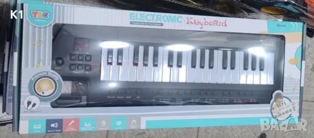 Голямо Детско пиано с usb кабел и различни функции Piano