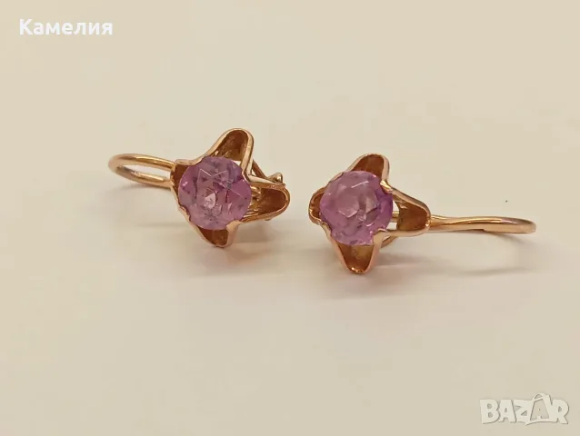 Руско злато. Обеци , снимка 2 - Обеци - 56636107