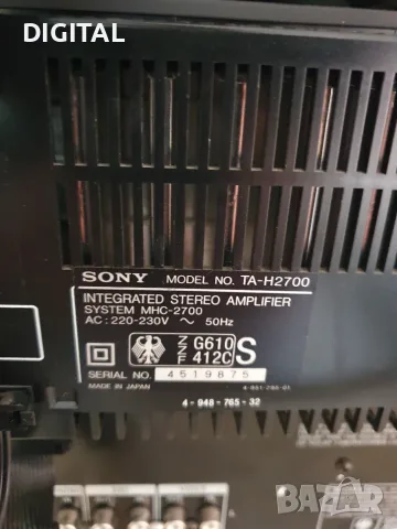Уредба SONY MHC-2700, снимка 5 - Аудиосистеми - 56566834
