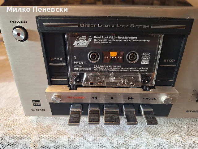 DUAL C 810 STEREO CASSETTE DECK., снимка 2 - Декове - 56748522